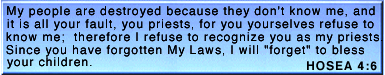 Hosea 4:6